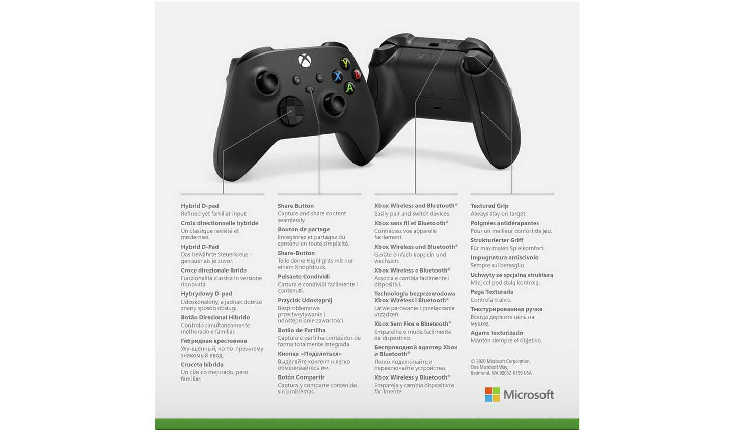 Official Xbox Series X/S Wireless Controller - Carbon Black