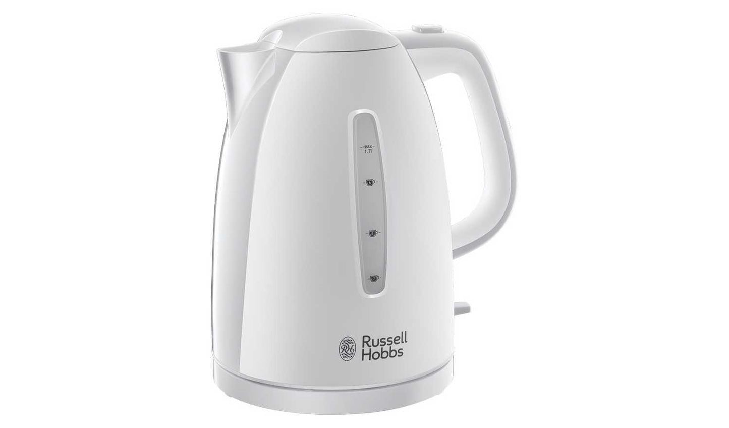 Russell Hobbs Textures White Plastic Kettle 21270