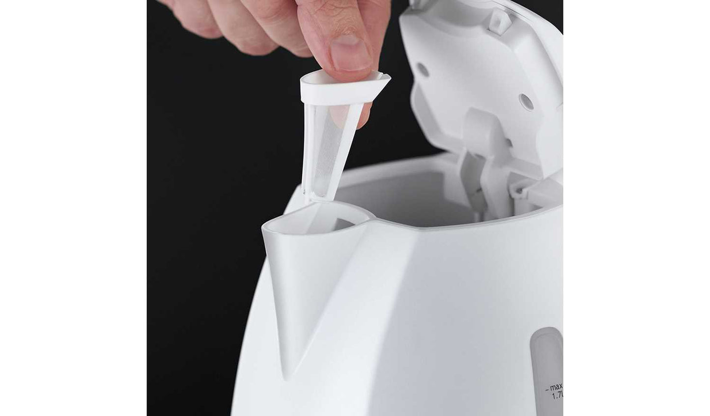 Russell Hobbs Textures White Plastic Kettle 21270