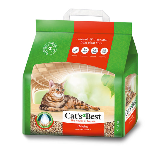 Cat's Best Plus Organic Wood Granule Clumping Cat Litter 4.3kg