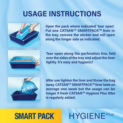 Catsan Hygiene Inlays Dust-Free Cat Litter Liner 8L