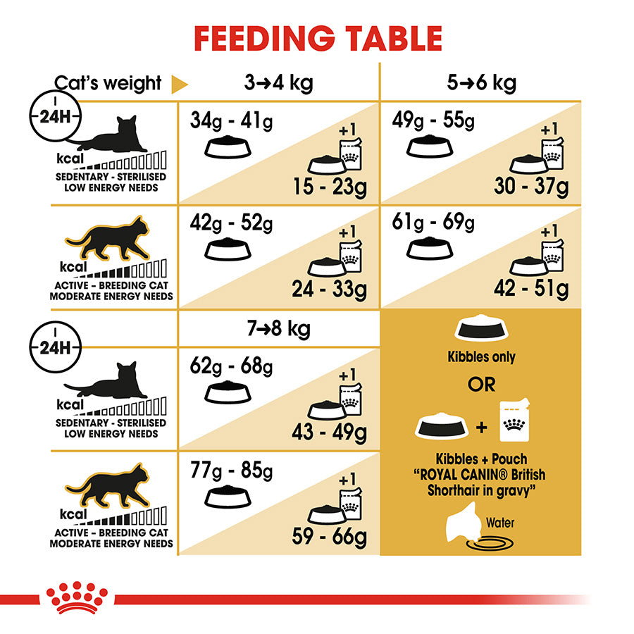 Royal Canin British Shorthair Adult Dry Cat Food 2kg