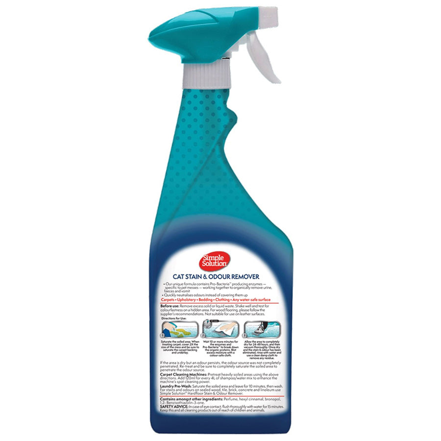 Simple Solution Stain & Odour Remover for Cats 750ml