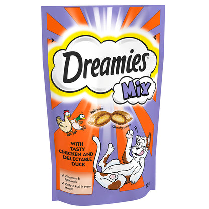 Dreamies Mix Cat Treat Biscuits with Chicken & Duck 60g