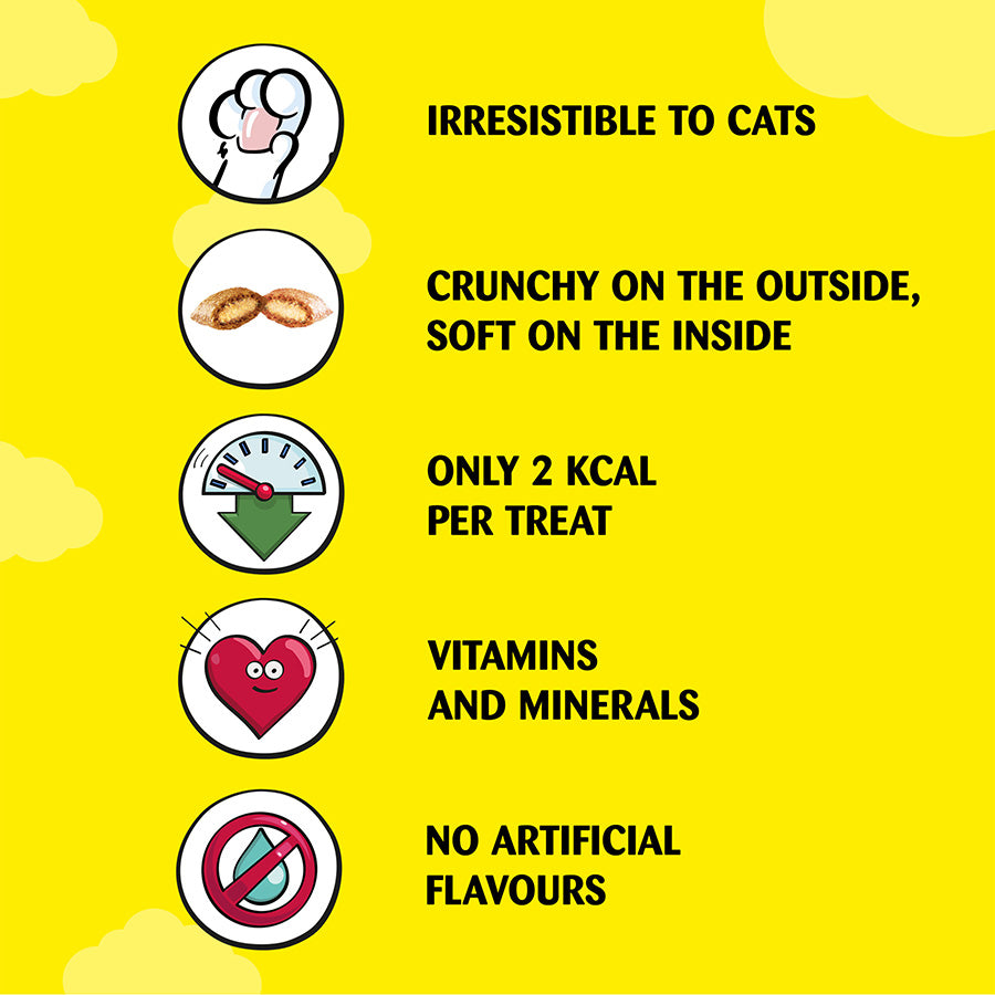 Dreamies Mix Cat Treat Biscuits with Chicken & Duck 60g