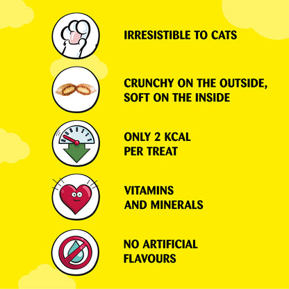 Dreamies Mix Cat Treat Biscuits with Chicken & Duck 60g