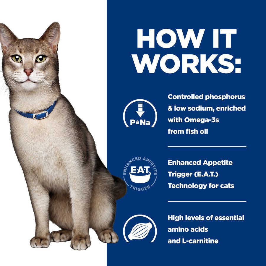Hill's Prescription Diet k/d Kidney Care Wet Cat Food with Chicken 12x85g