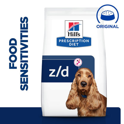Hill's Prescription Diet z/d Food Sensitivities Dry Adult Dog Food 10kg