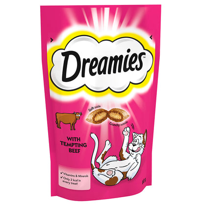 Dreamies Cat Treat Biscuits with Beef 60g