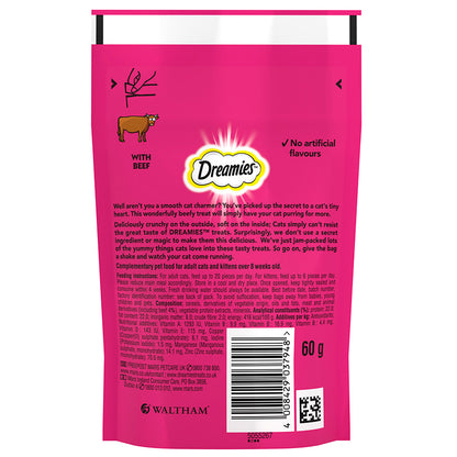 Dreamies Cat Treat Biscuits with Beef 60g