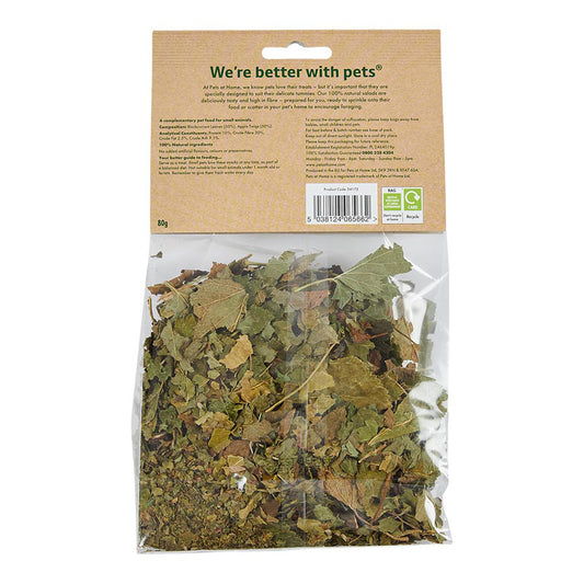 Pets at Home Small Animal Treats Blackcurrant & Apple Salad 80g