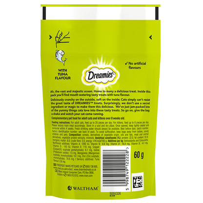 Dreamies Cat Treat Biscuits with Tuna Flavour 60g