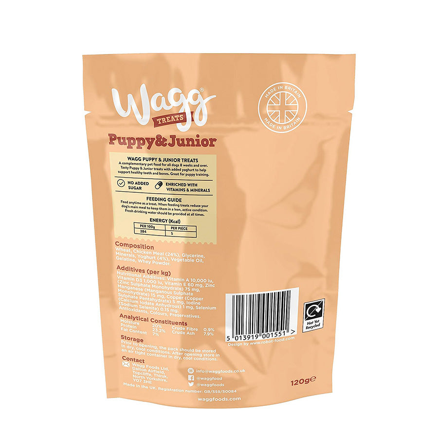 Wagg Puppy Treats with Chicken & Yoghurt 120g