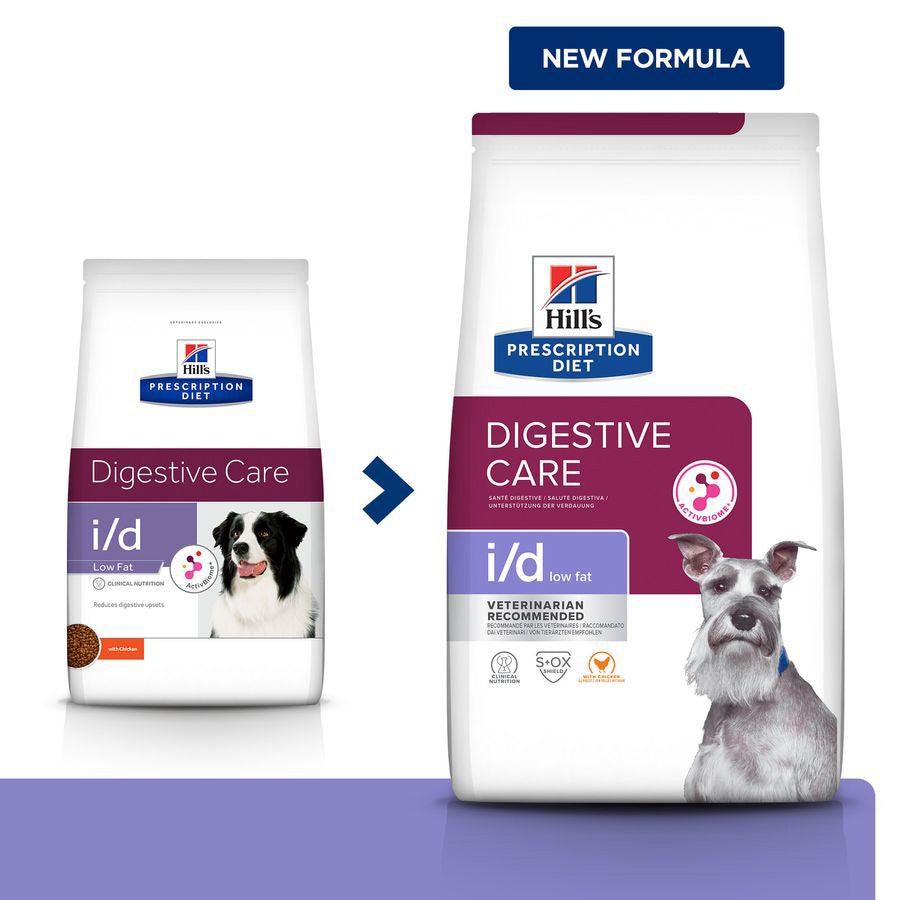 Hill's Prescription Diet Digestive Care Low Fat Adult Dry Dog Food 12kg