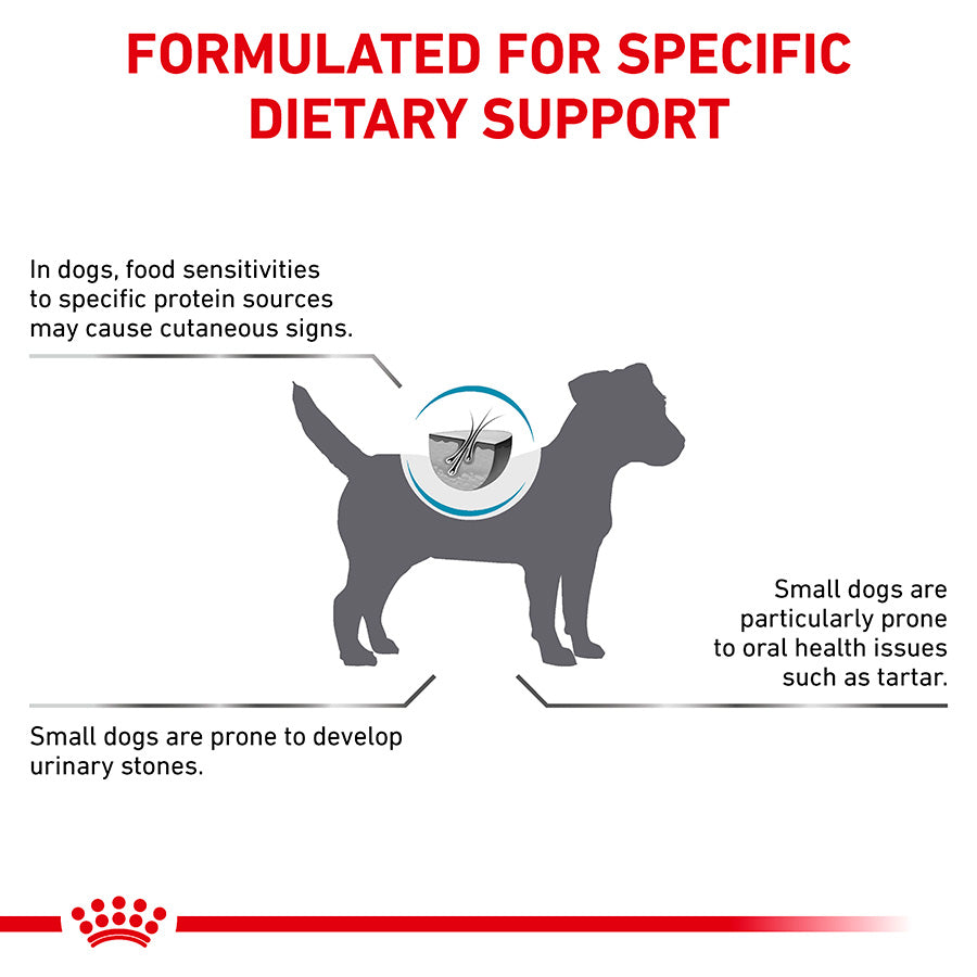 Royal Canin Veterinary Hypoallergenic Dry Small Dog Food 3.5kg