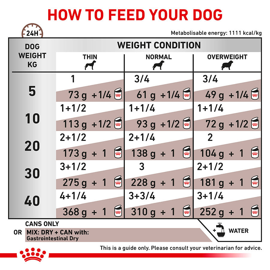 Royal Canin Veterinary Gastrointestinal Wet Dog Food In Loaf 12x400g