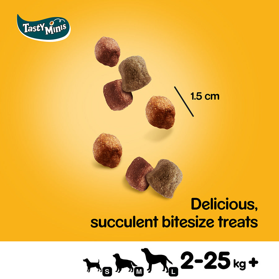 Pedigree Tasty Minis Adult Dog Treats Chicken & Duck 130g