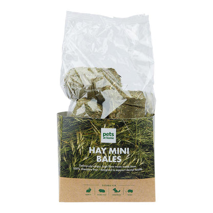 Pets at Home Small Animal Mini Hay Bales Treats 1kg