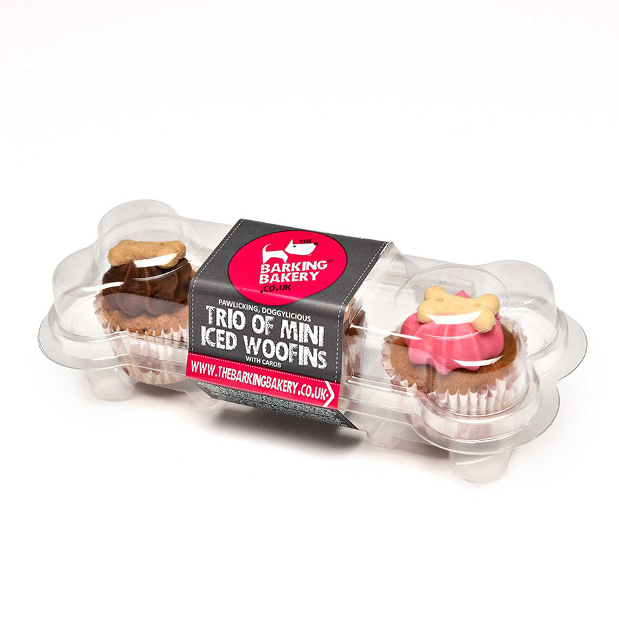 The Barking Bakery Mini Iced Trios For Dogs