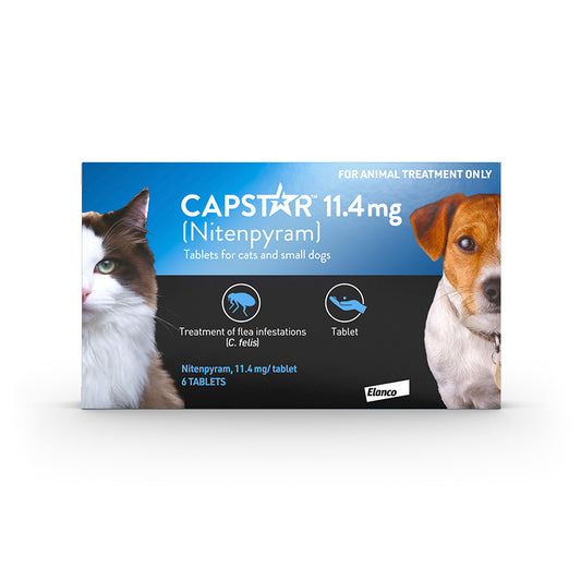 Capstar Flea Treatment Tablet for Cats & Small Dogs 6 Pack