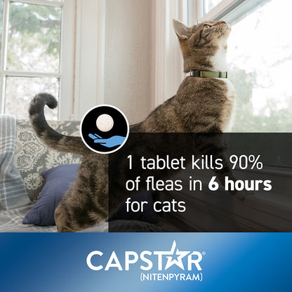 Capstar Flea Treatment Tablet for Cats & Small Dogs 6 Pack