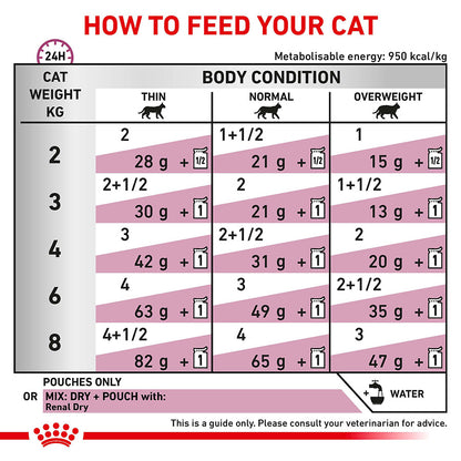 Royal Canin Veterinary Renal Adult Wet Cat Food Fish in Gravy 48x85g
