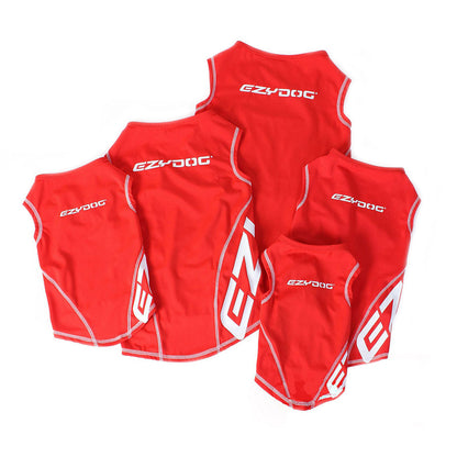 EzyDog UV Protection Dog Rash Vest Red Large
