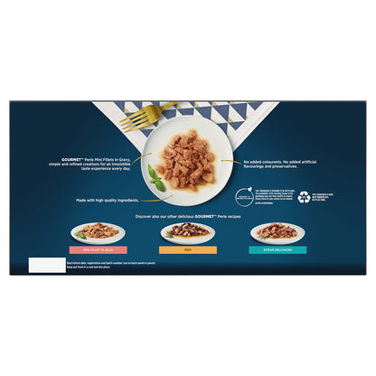 Gourmet Perle Cat Food Chefs Collection Mixed 60x85g