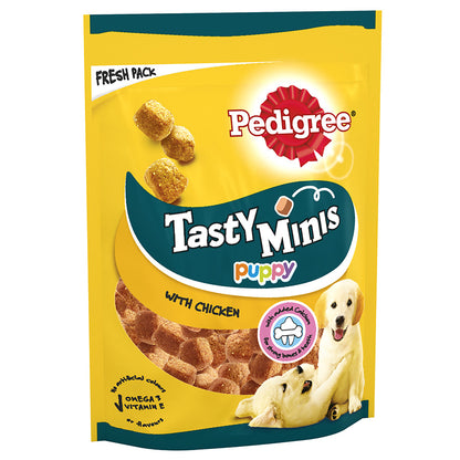 Pedigree Puppy Treats Chicken Chewy Cubes Mini 125g