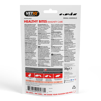 VetIQ Healthy Bites Immunity Care Small Animal Treats 30g