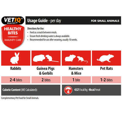 VetIQ Healthy Bites Immunity Care Small Animal Treats 30g