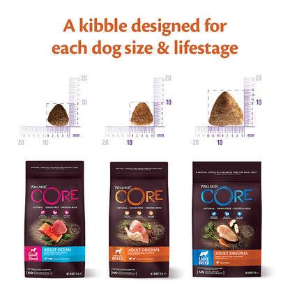 Wellness Core Complete Small Breed Adult Dry Dog Food Salmon with Tuna 1.5kg