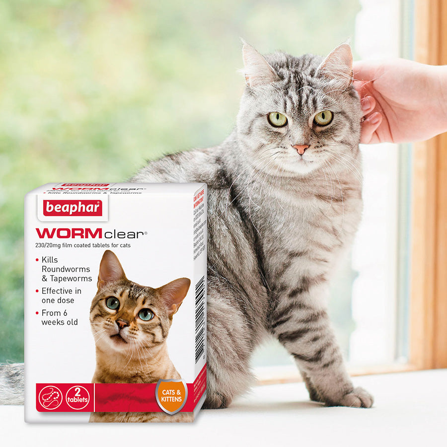 Beaphar WORMclear Worming Tablets for Cats 2 Tablets