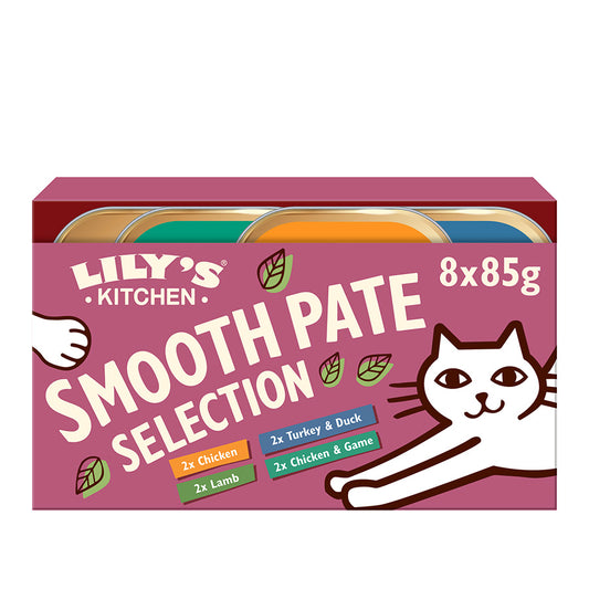Lily's Kitchen Complete Adult Cat Pate Food 8x85g