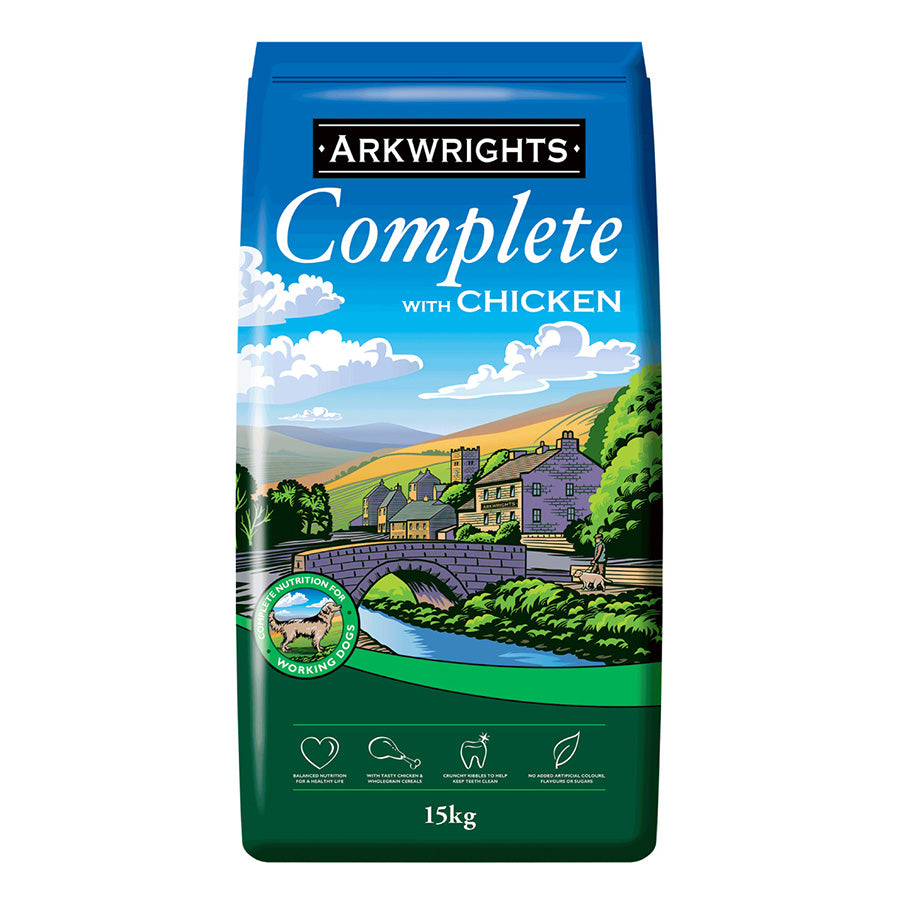 Arkwrights Working Adult Dry Dog Food with Chicken 15kg
