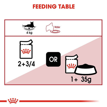 Royal Canin Feline Instinctive Adult Wet Cat Food In Gravy 48x85g
