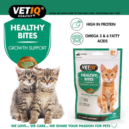 VetIQ Growth Support Healthy Bites Kitten Treats 65g