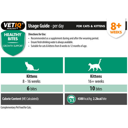 VetIQ Growth Support Healthy Bites Kitten Treats 65g