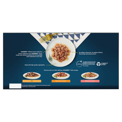 Gourmet Perle Wet Cat Food Ocean Collection 60x85g
