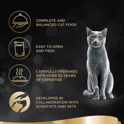 Sheba Fine Flakes Wet Adult Cat Food Fish In Jelly 40x85g