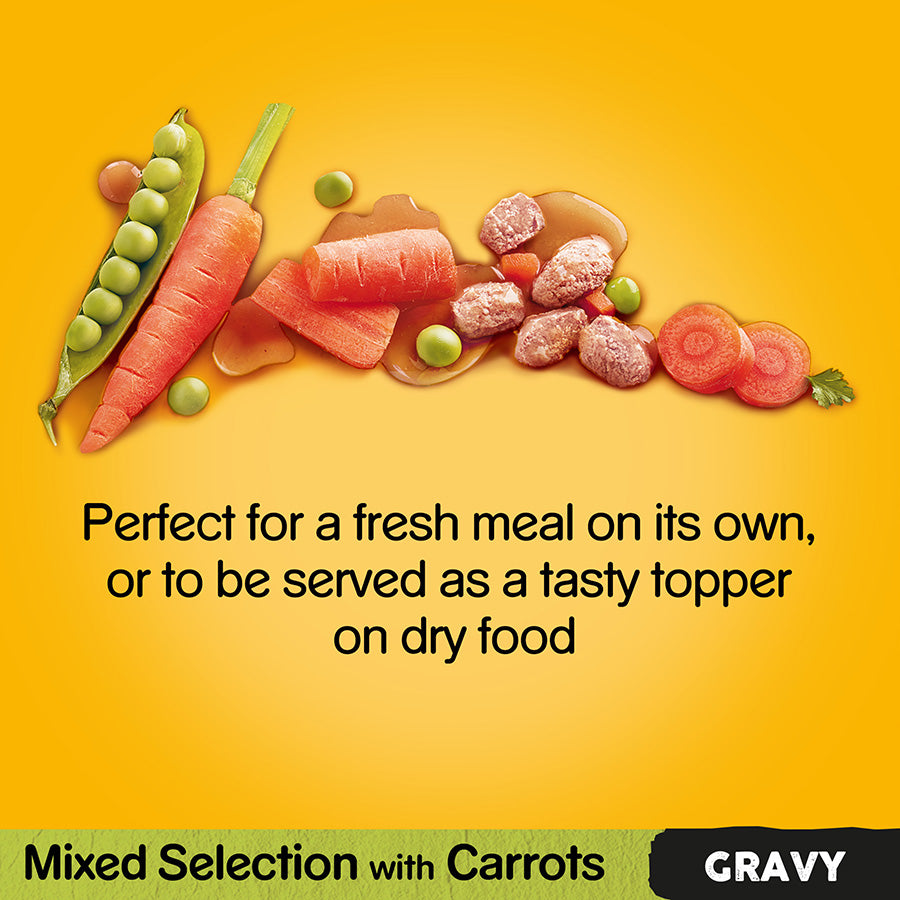 Pedigree Wet Adult Dog Food Mixed In Gravy Giant 80x100g