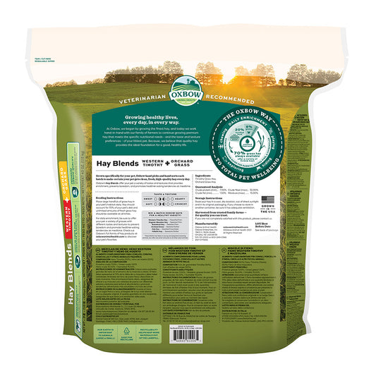 Oxbow Hay Blends Small Animal Food Western Timothy & Orchard Grass 1.1kg