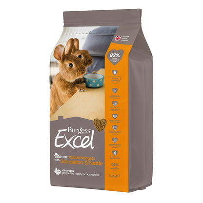 Burgess Excel Indoor Rabbit Nuggets 1.5kg