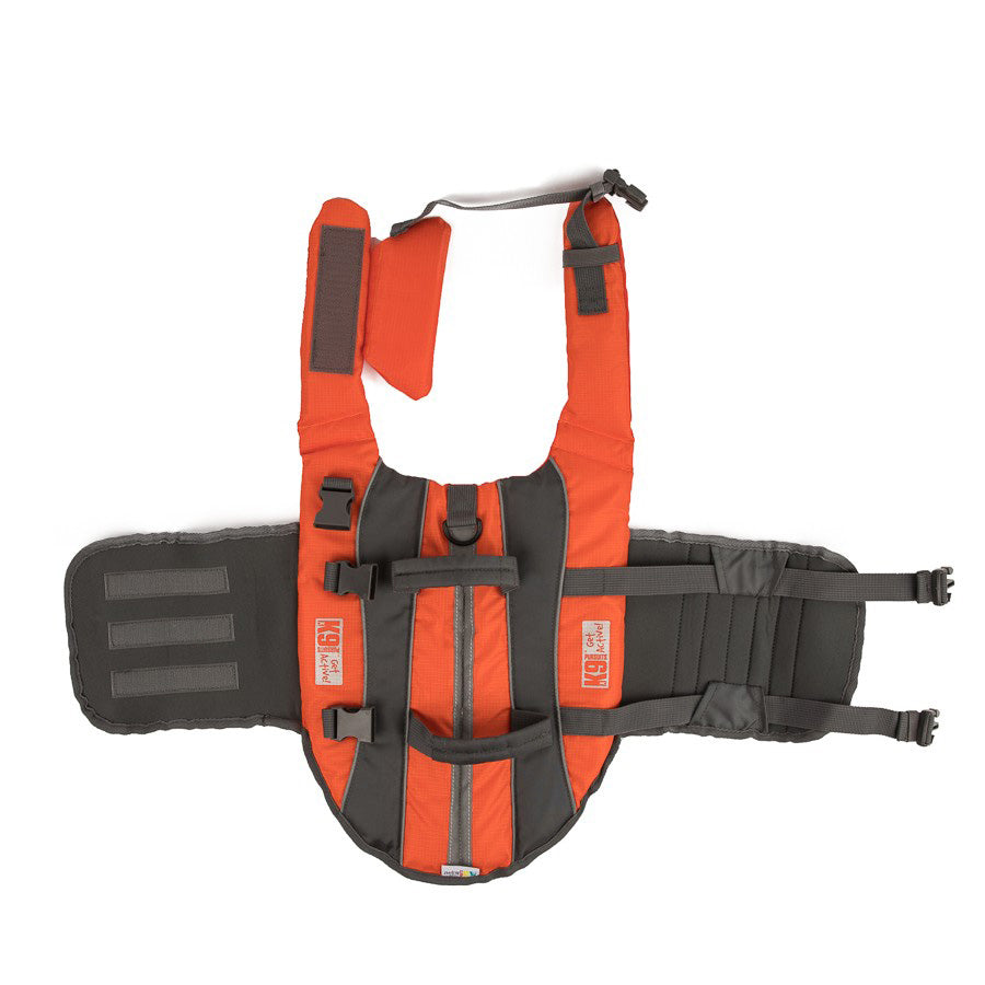 K9 Pursuits Float Coat Dog Life Jacket Orange