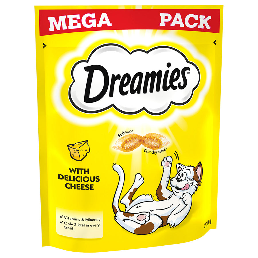 Dreamies Cat Treat Biscuits with Cheese 200g