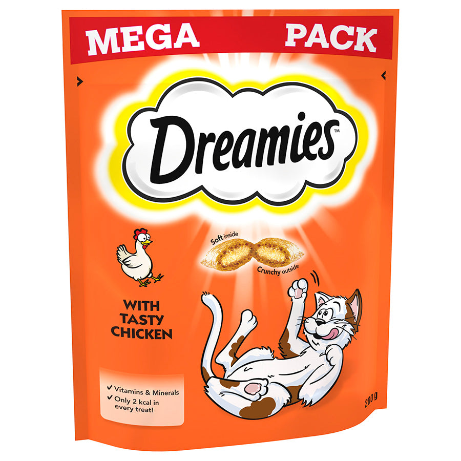 Dreamies Cat Treat Biscuits with Chicken 200g