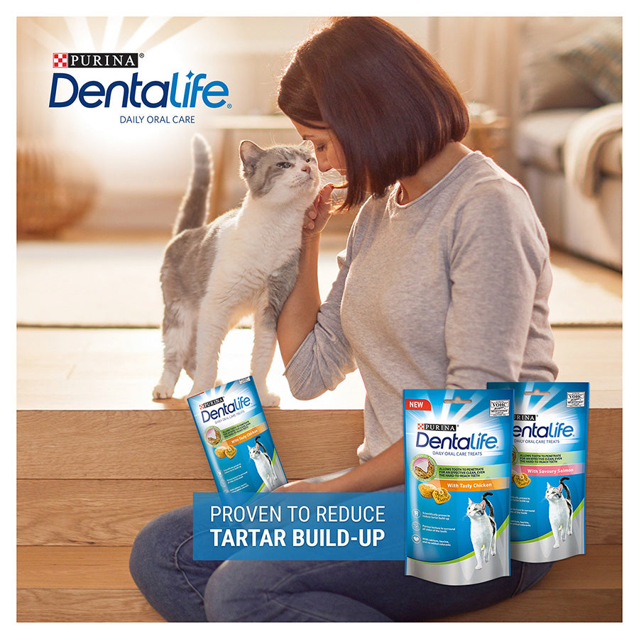Dentalife Cat Dental Treats Salmon 40g