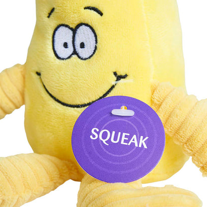 Pets at Home Cord Banana Squeaky Dog Toy