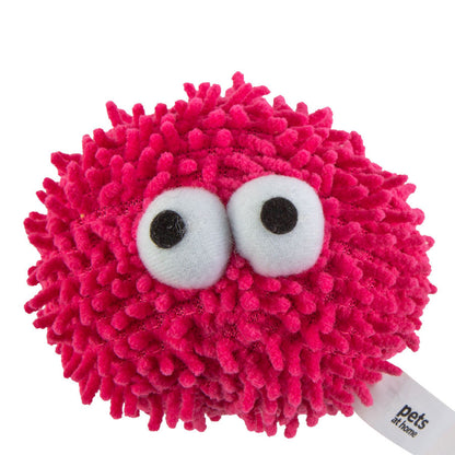 Pets at Home Plush Noodle Monster Squeaky Ball Dog Toy