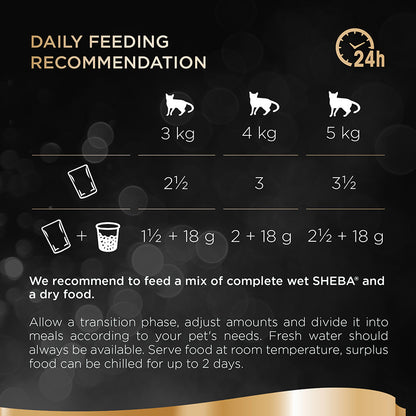 Sheba Select Slices Adult Wet Cat Food Poultry In Gravy 40x85g